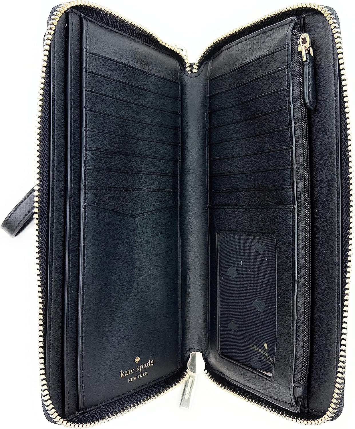 Kate Spade Staci Large Carryall Wristlet Clutch Wallet in Black