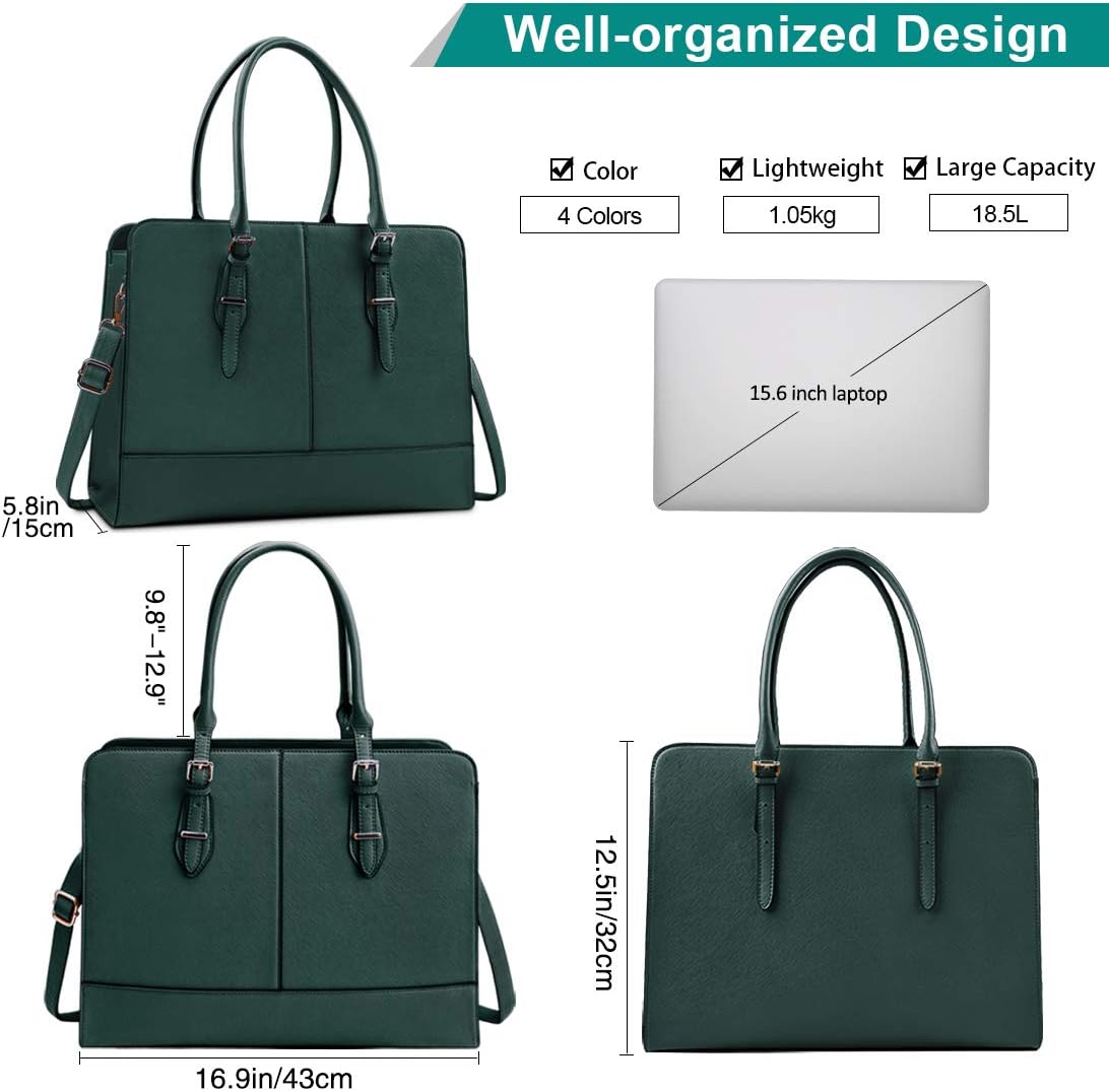 laptop bag for women leather work tote review