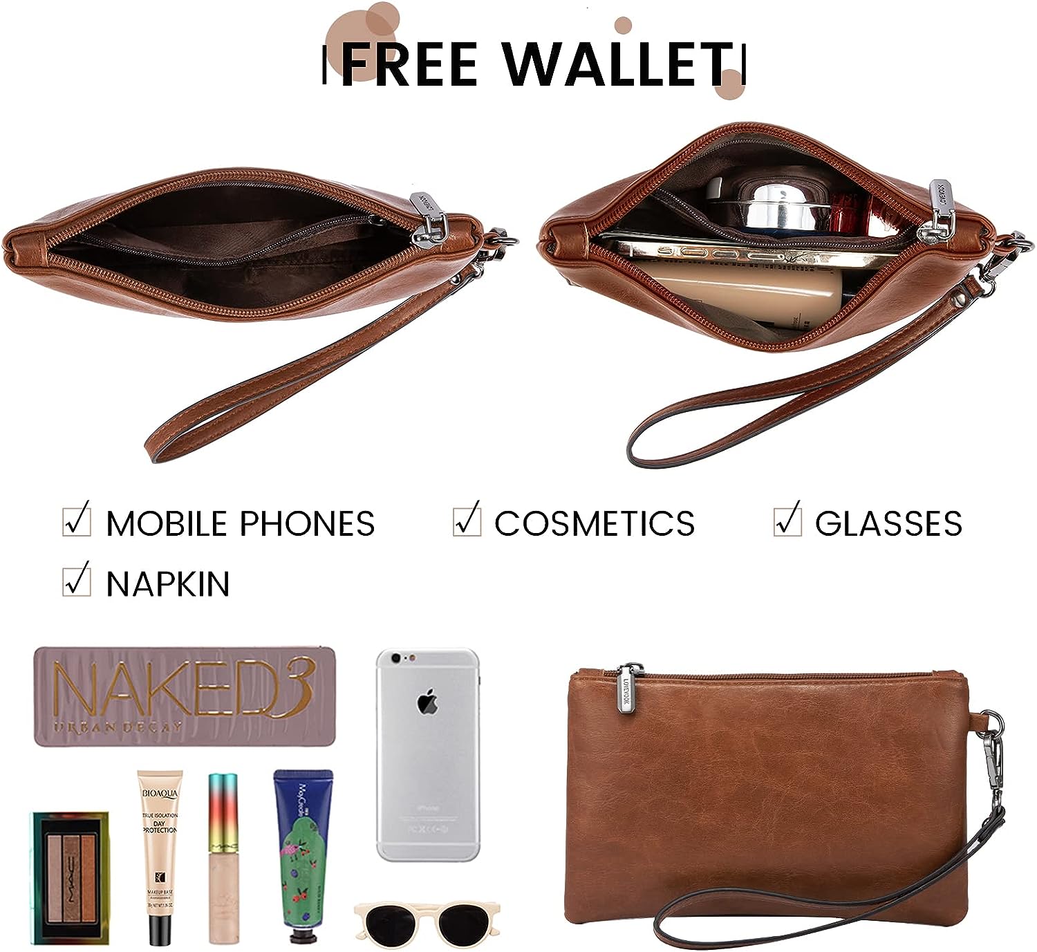 LOVEVOOK Laptop Bag for Women, 15.6 inch Laptop Tote Work Bags with USB Charging Port, Vintage Leather Computer Bag LOVEVOOK Laptop Bag for Women, 15.6 inch Laptop Tote Work Bags with USB Charging Port, Vintage Leather Computer Bag