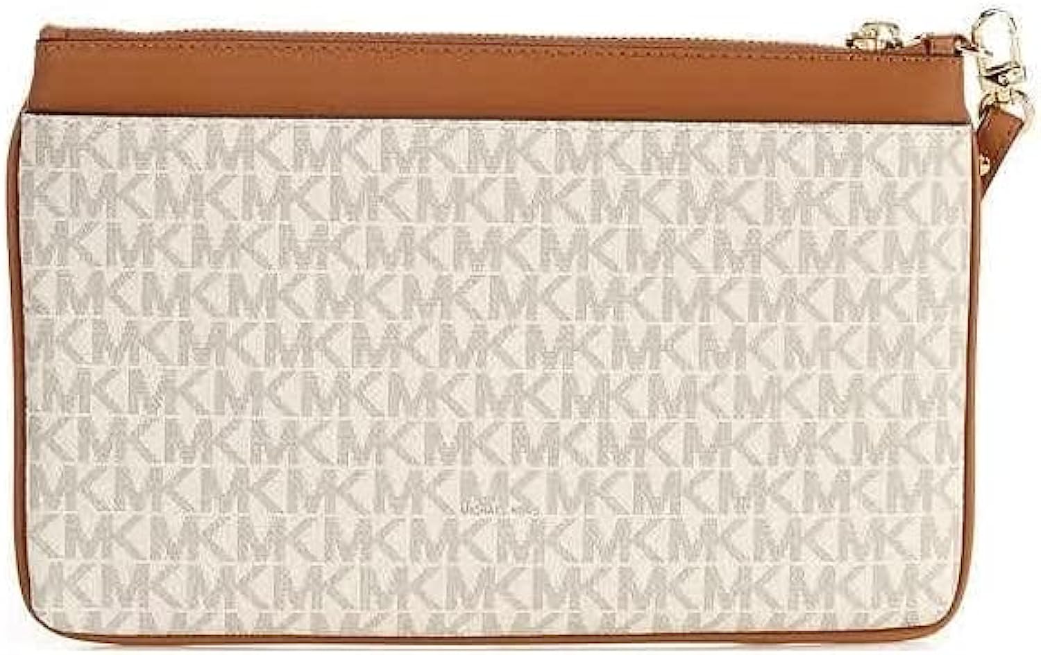 michael kors jet set charm large top zip wristlet vanillaacorn one size review