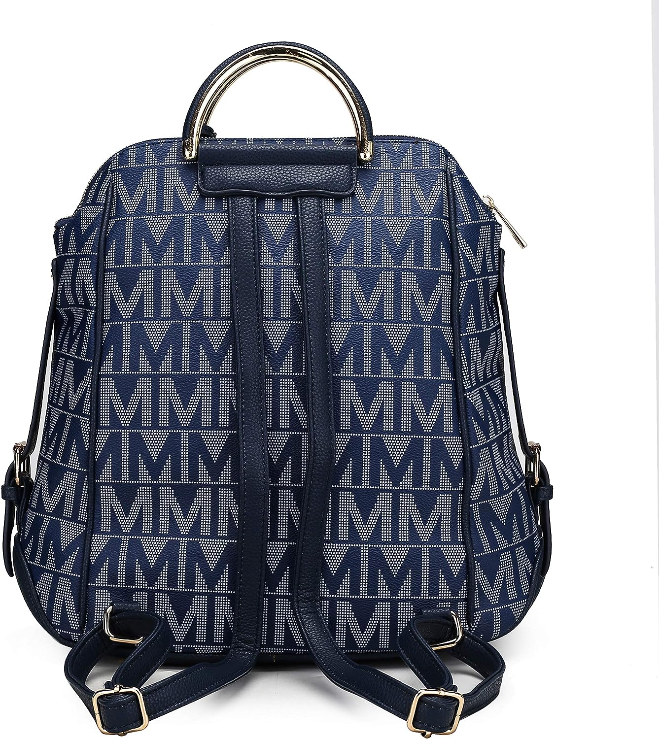 MKF Collection Vegan Leather Backpack Purse for Women - Ladies Fashion Travel - Big Bookbag Top-Handle