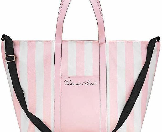 victorias-secret-pink-stripe-tote-weekender-bag