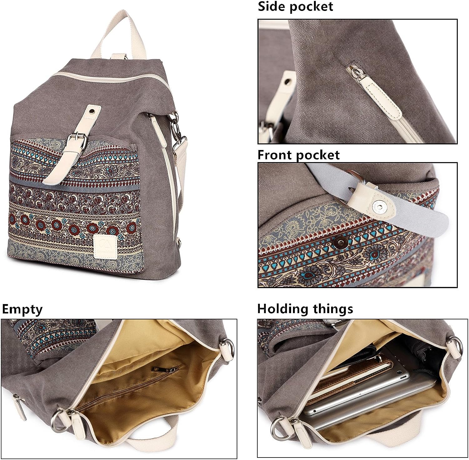 Backpack Purse Women Ladies Fashion Casual Lightweight Shoulder Bag Travel Daypack