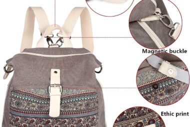 backpack purse women ladies fashion casual lightweight shoulder bag travel daypack review