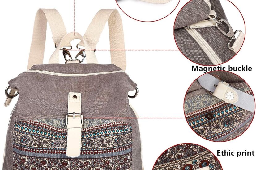 backpack purse women ladies fashion casual lightweight shoulder bag travel daypack review