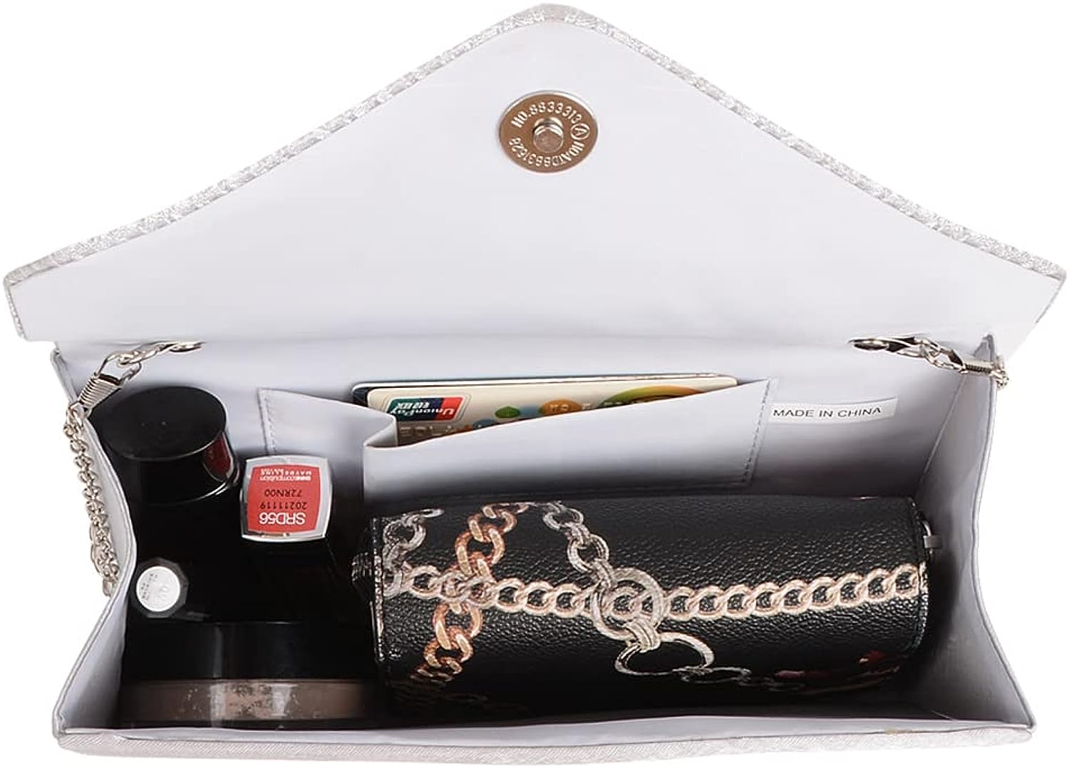 BBjinronjy Clutch Purse Evening Bag for Women Prom Sparkling Handbag With Detachable Chain for Wedding and Party BBjinronjy Clutch Purse Evening Bag for Women Prom Sparkling Handbag With Detachable Chain for Wedding and Party