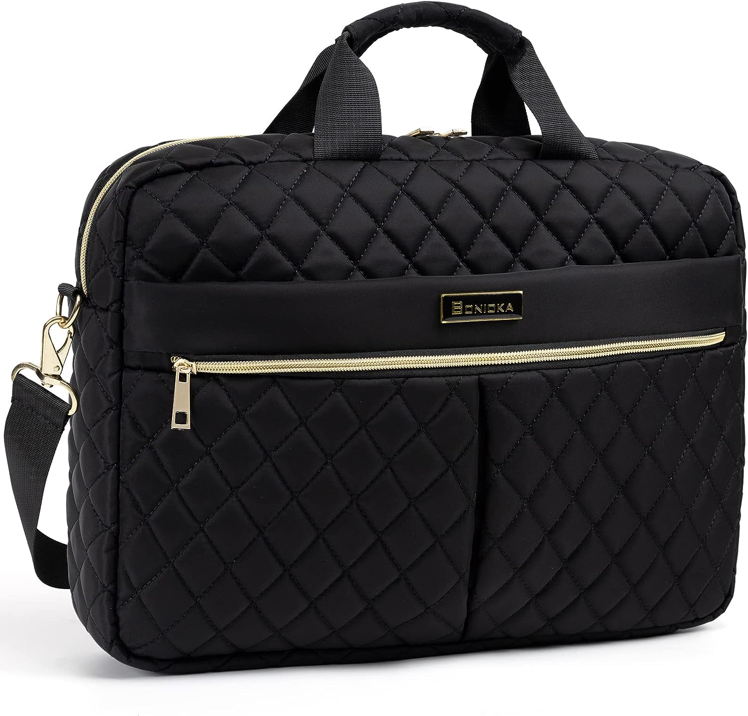 Bonioka Laptop Bag Briefcase 15.6 inch Review - Go Girl Bags