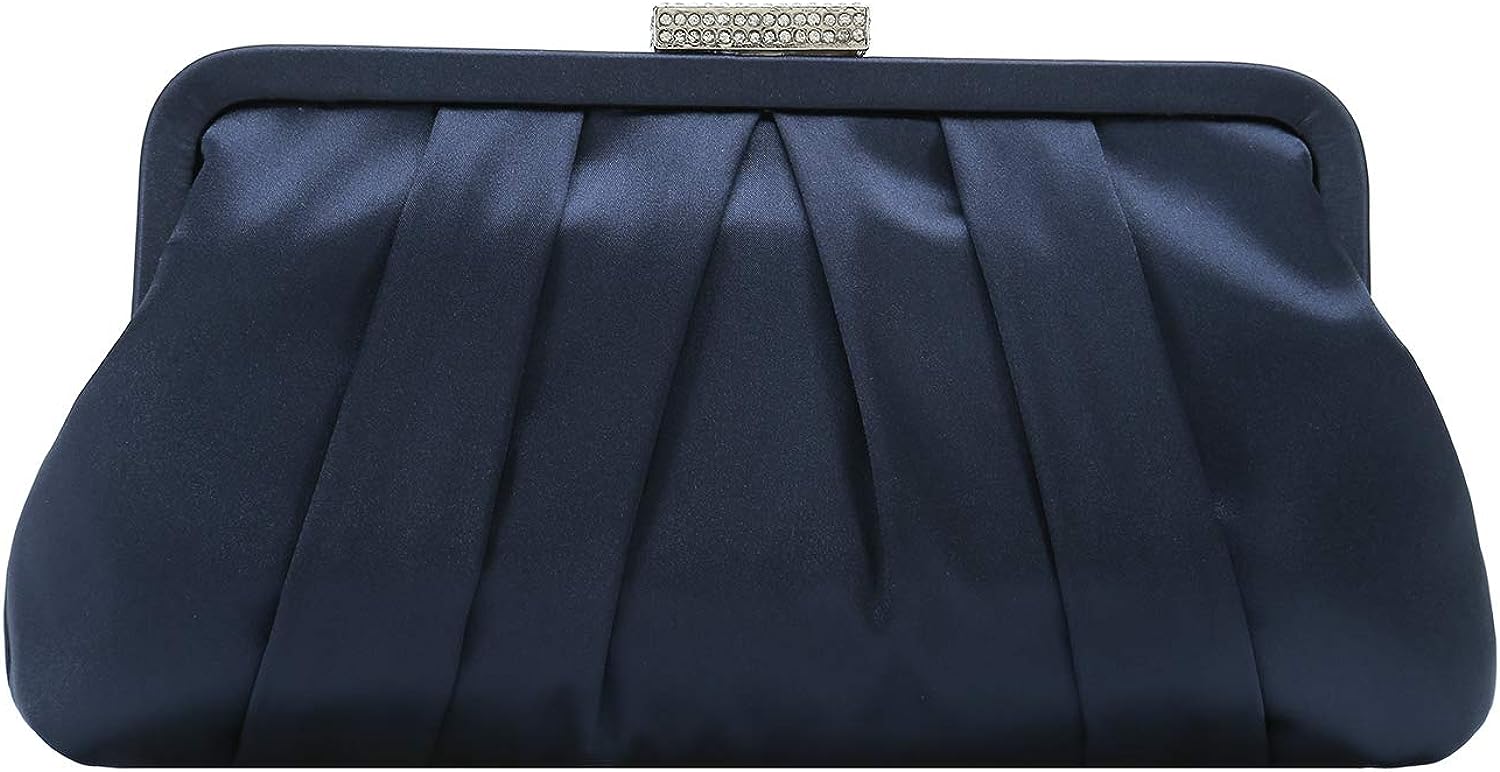 charming tailor classic pleated satin clutch bag review
