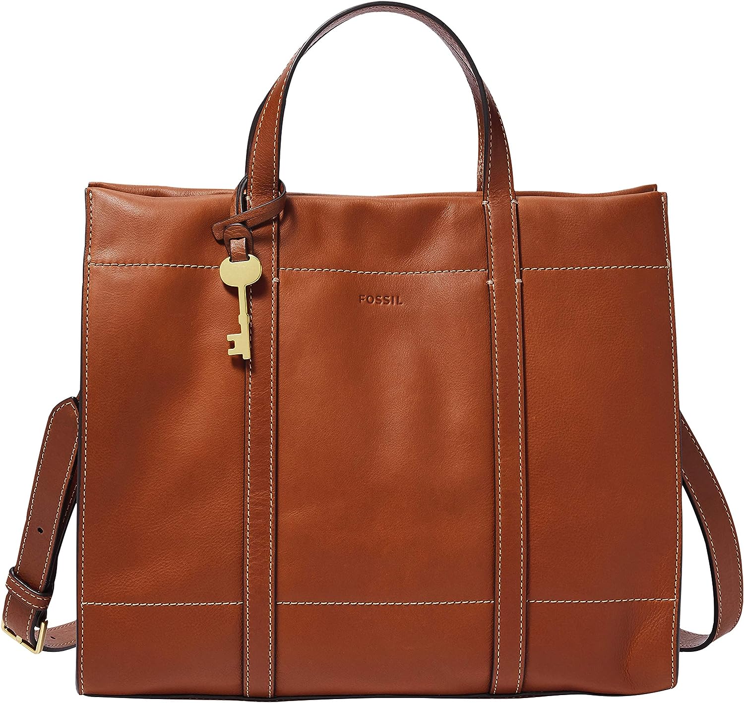 fossil carmen shopper tote handbag review