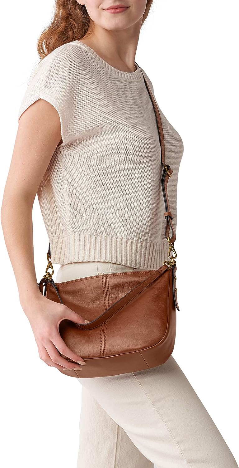 Fossil Womens Jolie Leather Crossbody Purse Handbag for Women