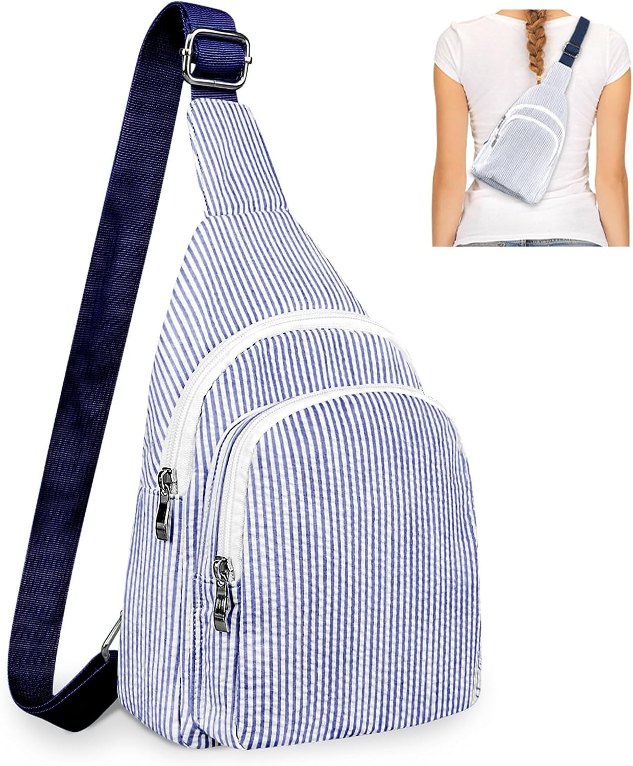 gfu crossbody sling backpack travel hiking bag review