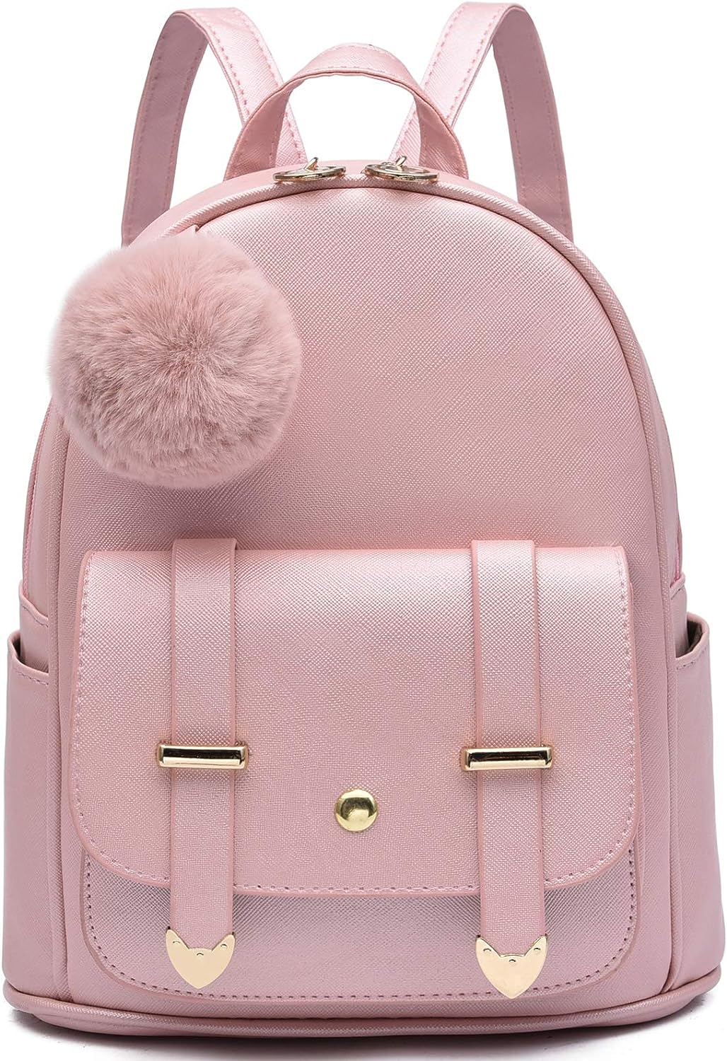 I IHAYNER Girls Fashion Backpack Mini Backpack Purse for Women Teenage Girls Purses PU Leather Pompom Backpack Shoulder Bag I IHAYNER Girls Fashion Backpack Mini Backpack Purse for Women Teenage Girls Purses PU Leather Pompom Backpack Shoulder Bag