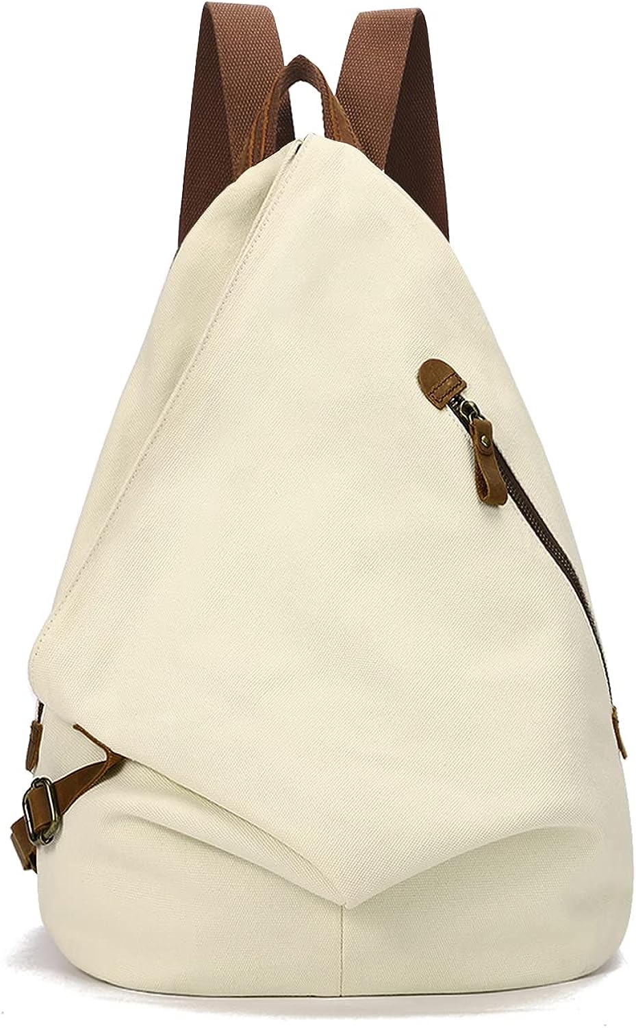 KL928 Canvas Vintage Backpack – Large Casual Daypack Outdoor Travel Rucksack Hiking Backpacks for Men Women