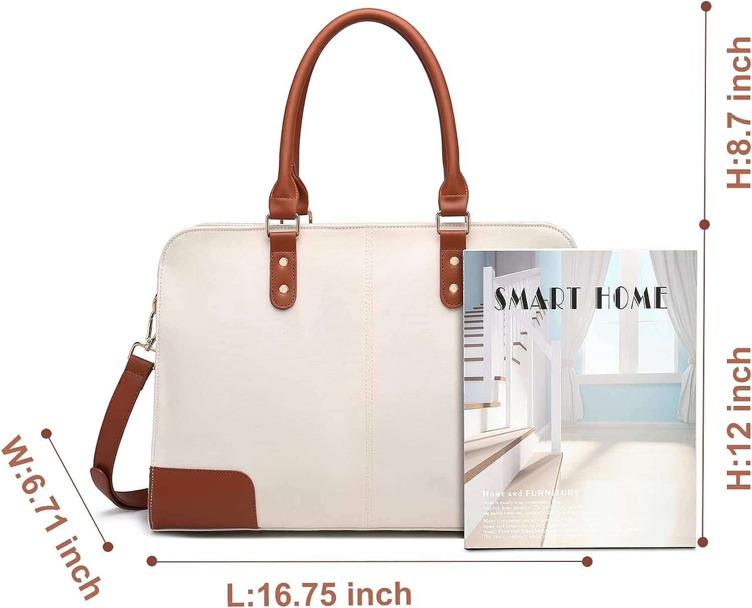 Laptop Tote Bag for Women, Laptop Purse Bag 15.6 Inch Computer Bag, Work Tote Bag Briefcase Business Handbags