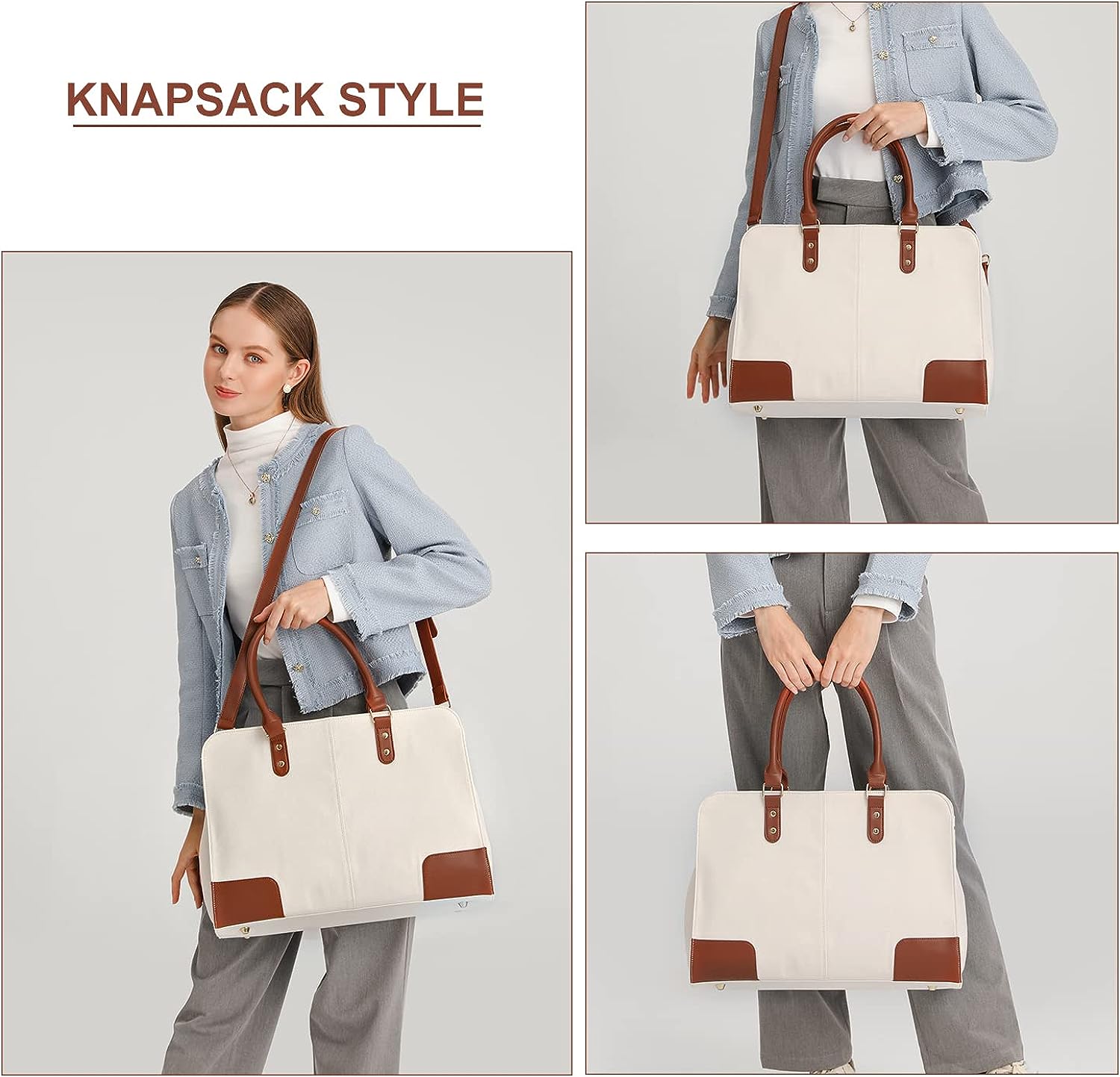 Laptop Tote Bag for Women, Laptop Purse Bag 15.6 Inch Computer Bag, Work Tote Bag Briefcase Business Handbags