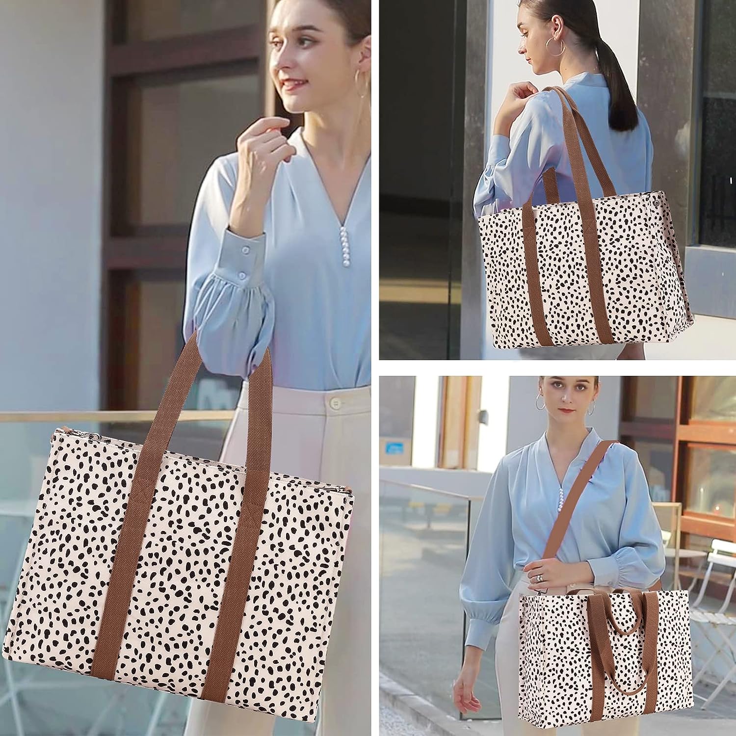Laptop Tote Bag for Women Work 15.6 inch Canvas Shoulder Bags Computer Messenger Purse Teacher Handbag Office Briefcase Laptop Tote Bag for Women Work 15.6 inch Canvas Shoulder Bags Computer Messenger Purse Teacher Handbag Office Briefcase