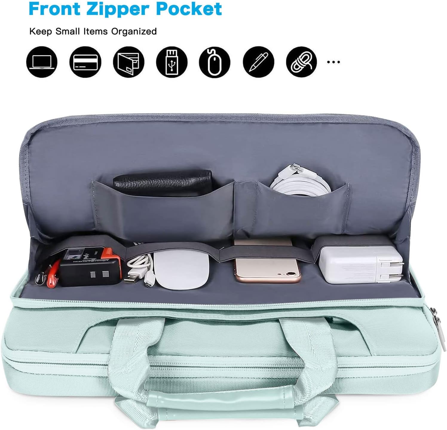 MOSISO 360 Protective Laptop Shoulder Bag Compatible with MacBook Air 15 inch M2 A2941 2023/Pro 16 inch 2023-2019/Pro 15 A1398,15-15.6 inch Notebook,Matching Color Sleeve with Belt, Mint Green MOSISO 360 Protective Laptop Shoulder Bag Compatible with MacBook Air 15 inch M2 A2941 2023/Pro 16 inch 2023-2019/Pro 15 A1398,15-15.6 inch Notebook,Matching Color Sleeve with Belt, Mint Green