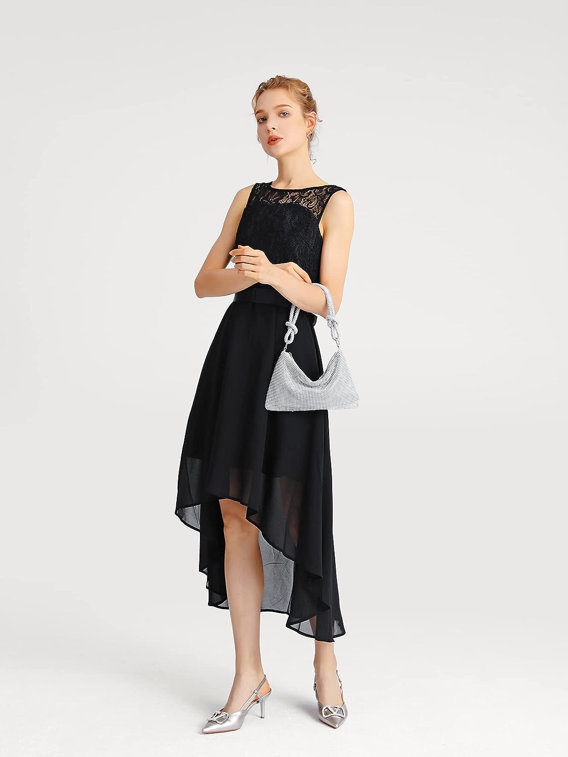 yuwita rhinestone purse women evening glitter sparkly mini bag review