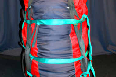 how to attach sleeping bag to backpack