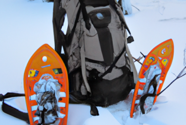 how to carry snowshoes on backpack