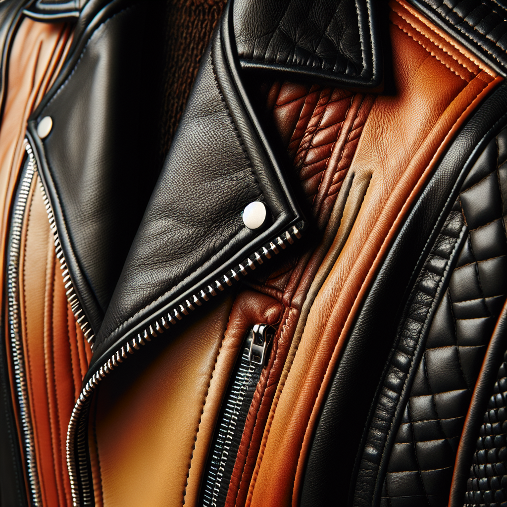 can i mix different leather colors in one look