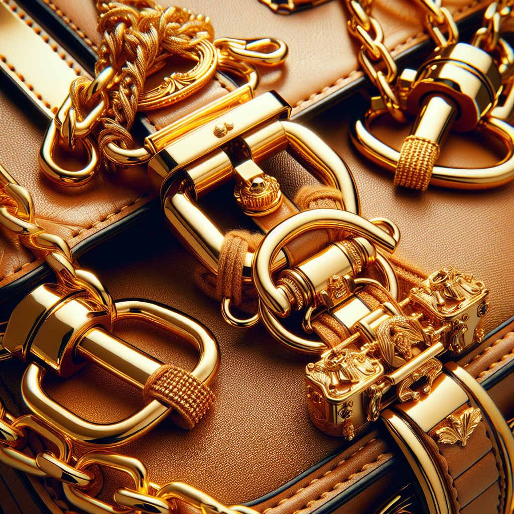 how do handbag hardware colors play into styling