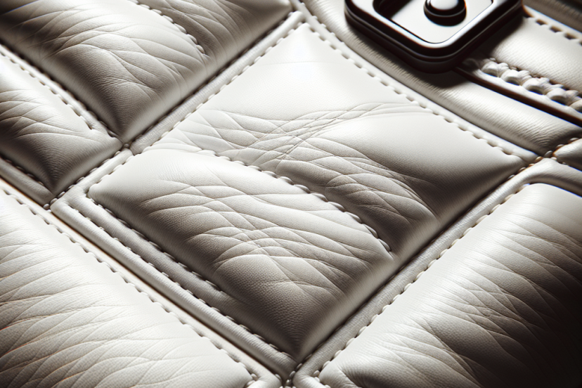 how to clean a white leather purse