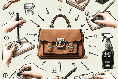 how to clean suede purse