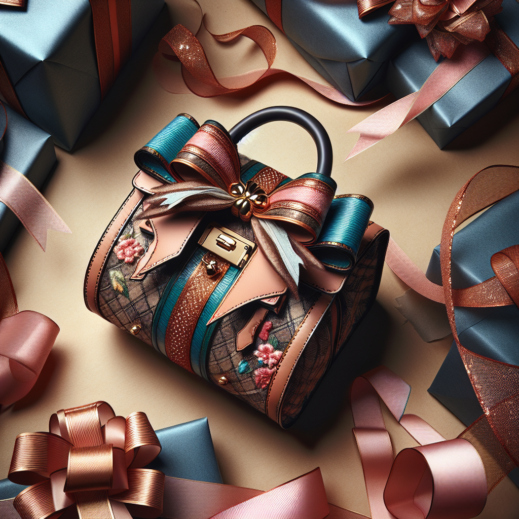 how to gift wrap a handbag without