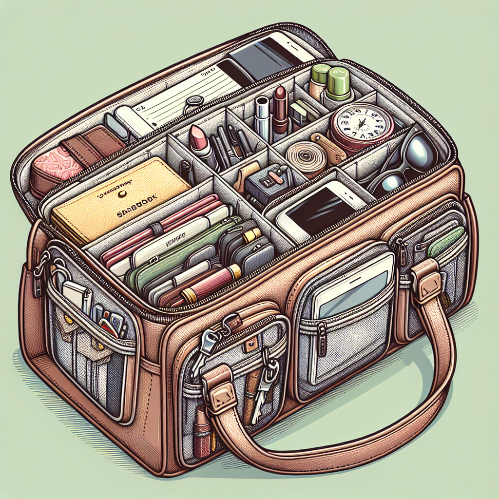 whats the best way to organize the inside of my handbag