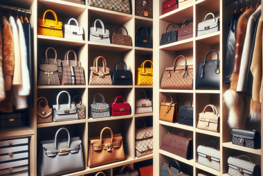 how to store designer handbags in closet