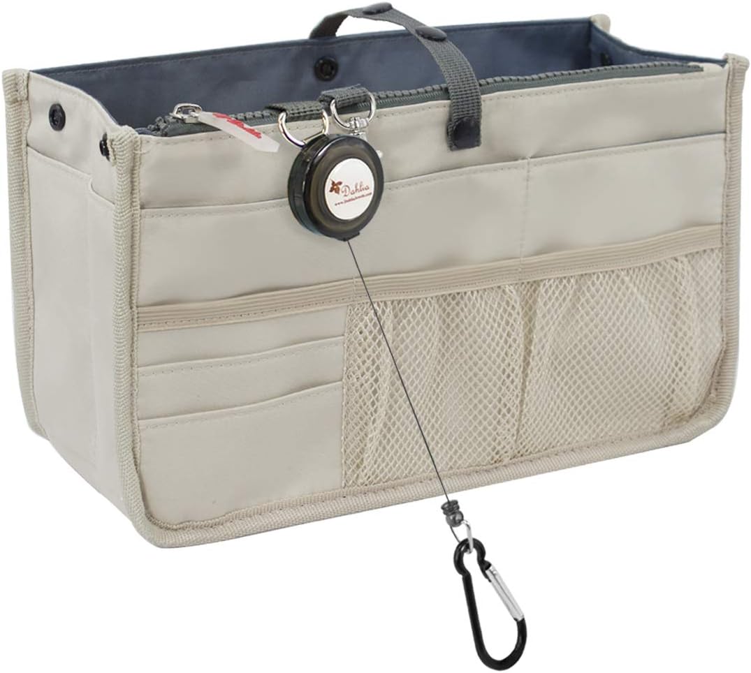 Dahlia Patented Handbag Purse Organizer Insert - STURDY Flexible Dahlia Patented Handbag Purse Organizer Insert - STURDY Flexible