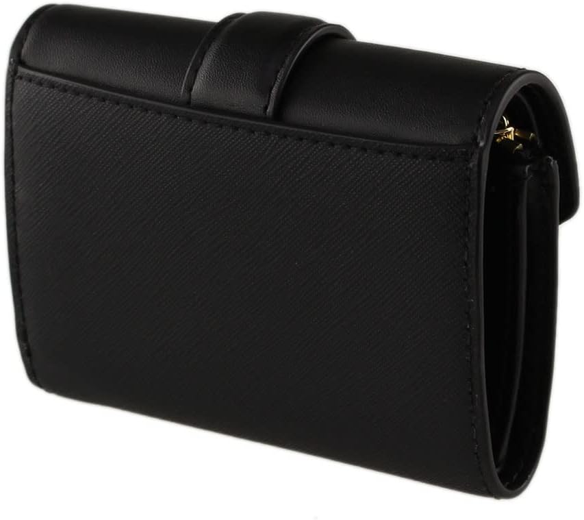 Michael Kors Carmen Womens Medium Bifold Wallet Flap Brown Signature Logo Michael Kors Carmen Womens Medium Bifold Wallet Flap Brown Signature Logo
