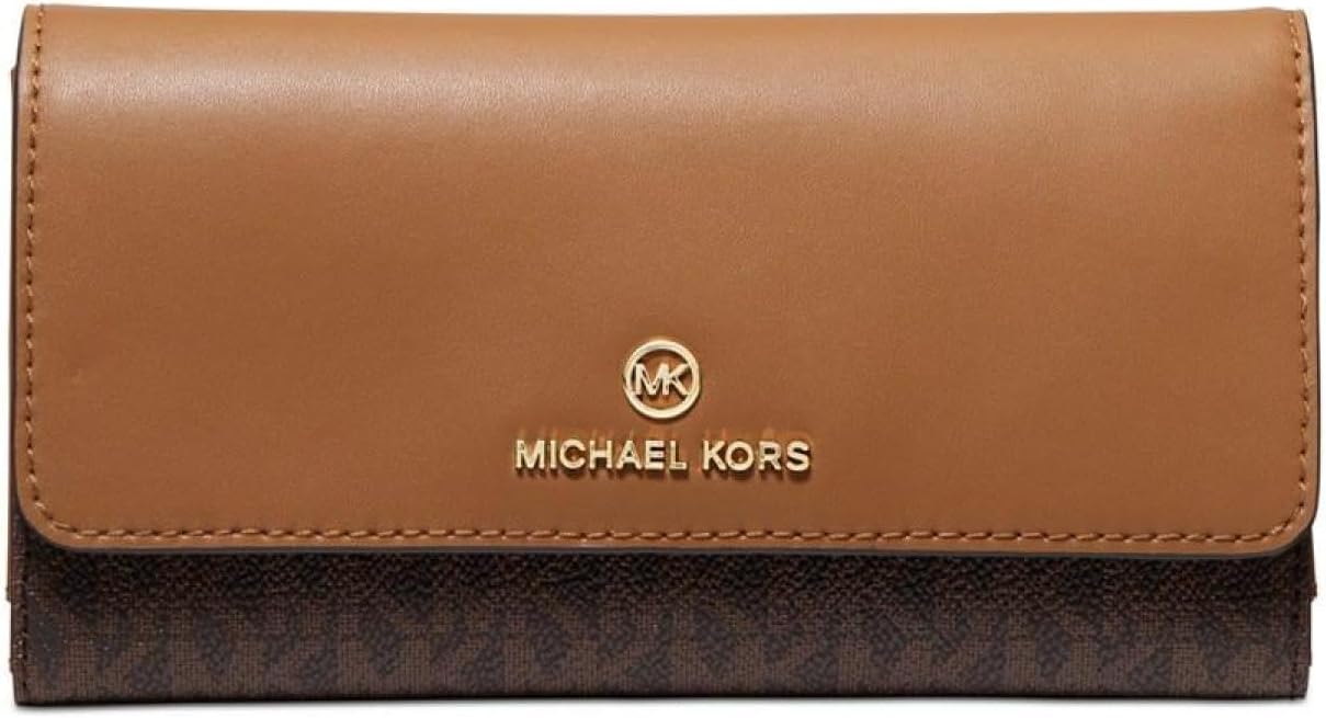 Michael Kors Jet Set Charm Large Trifold Wallet Brown/Acorn One Size Michael Kors Jet Set Charm Large Trifold Wallet Brown/Acorn One Size