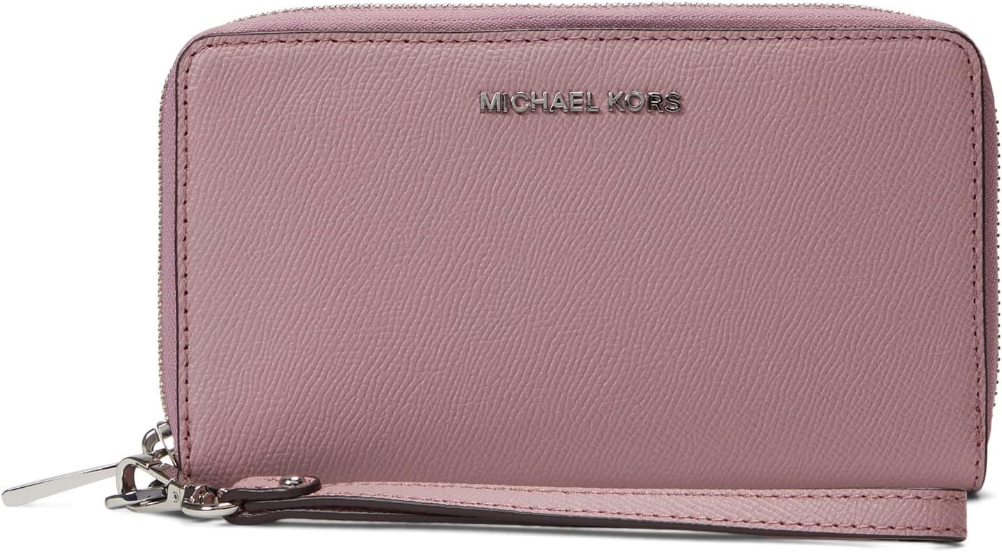 Michael Kors Jet Set Large Flat Multi Function Phone Case Vanilla One Size Michael Kors Jet Set Large Flat Multi Function Phone Case Vanilla One Size