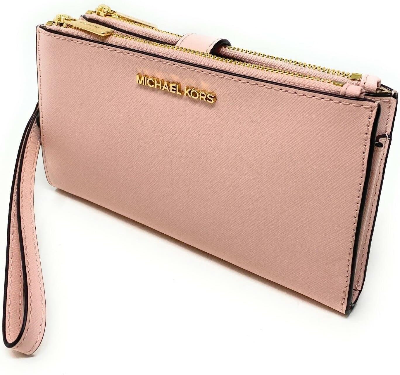 Michael Kors Womens Jet Set Travel Double Zip Wristlet