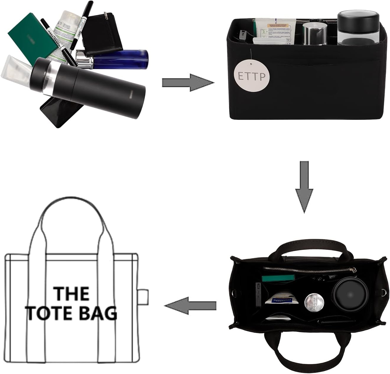 tote bag organizer insert review