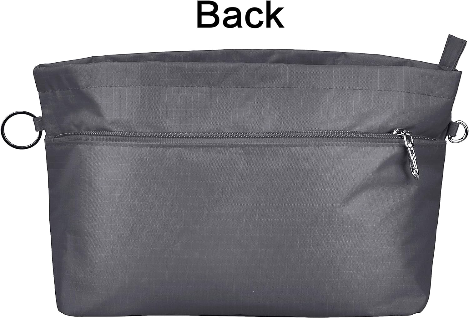 Vercord Purse Organizer Insert Bag Tote Handbags Pocketbook Inserts Organizers Zipper 11 Pockets Black Large