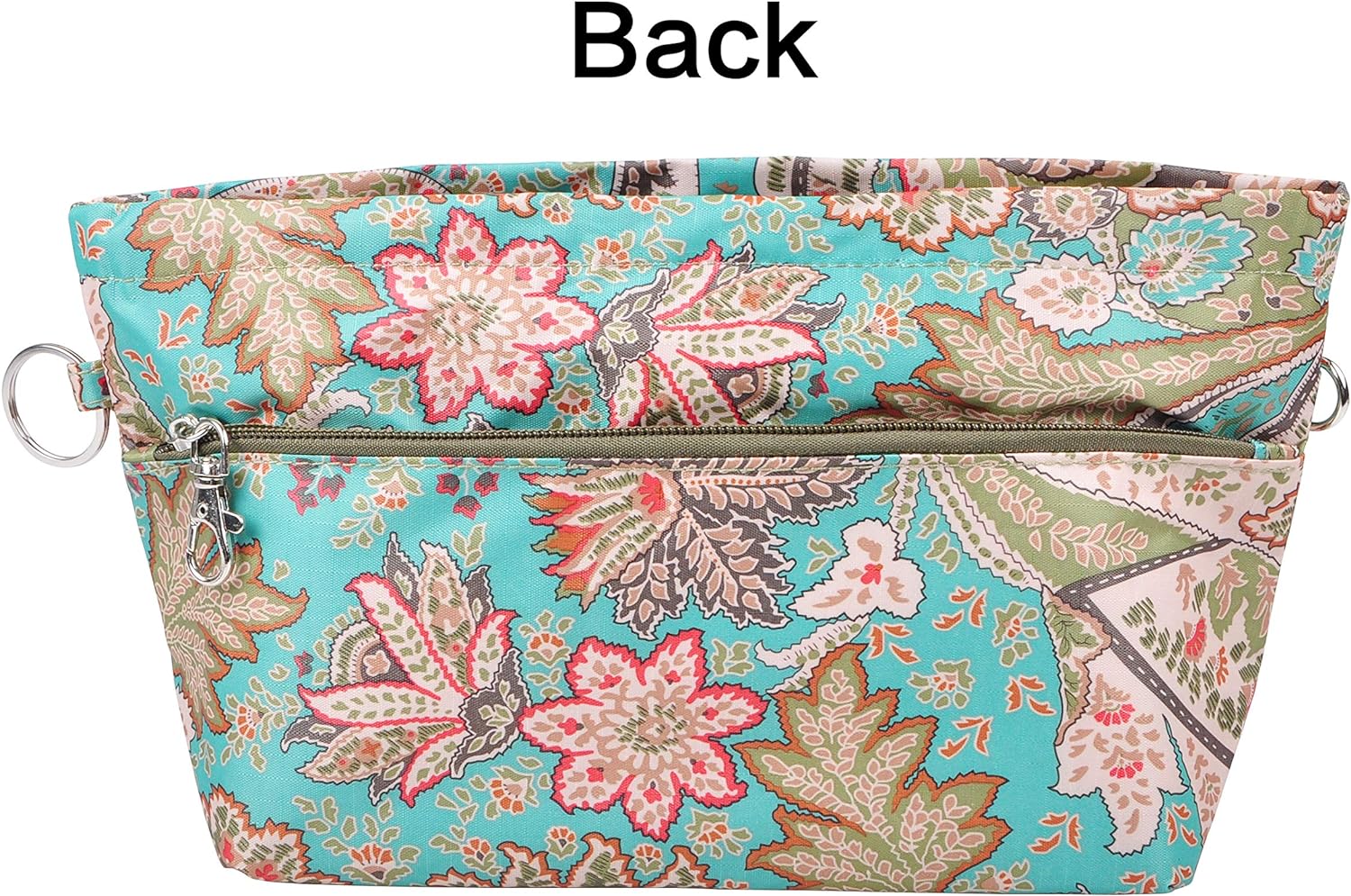 Vercord Purse Organizer Insert Bag Tote Handbags Pocketbook Inserts Organizers Zipper 11 Pockets Black Large