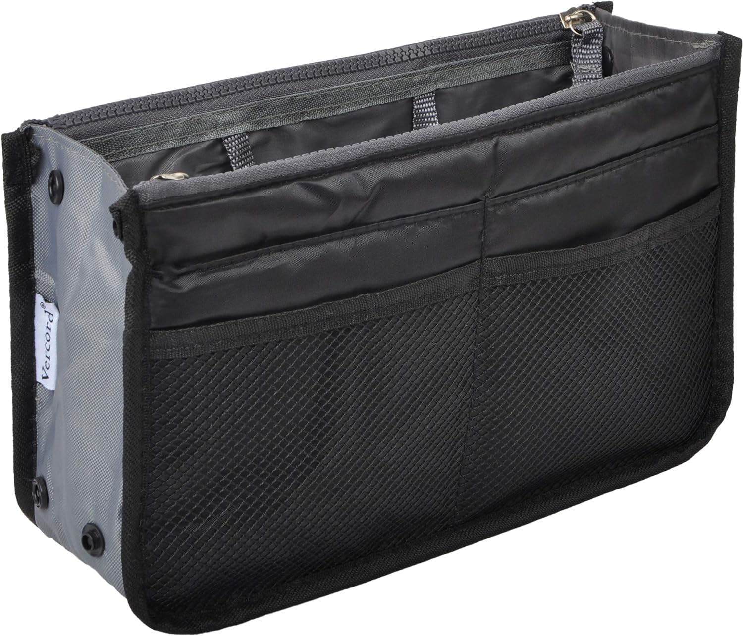 Vercord Purse Organizer Insert for Handbags Bag Organizers Inside Tote Pocketbook Women Nurse Nylon 13 Pockets Black Medium Vercord Purse Organizer Insert for Handbags Bag Organizers Inside Tote Pocketbook Women Nurse Nylon 13 Pockets Black Medium