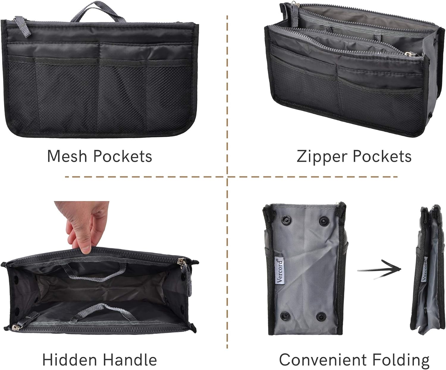 vercord purse organizer insert review