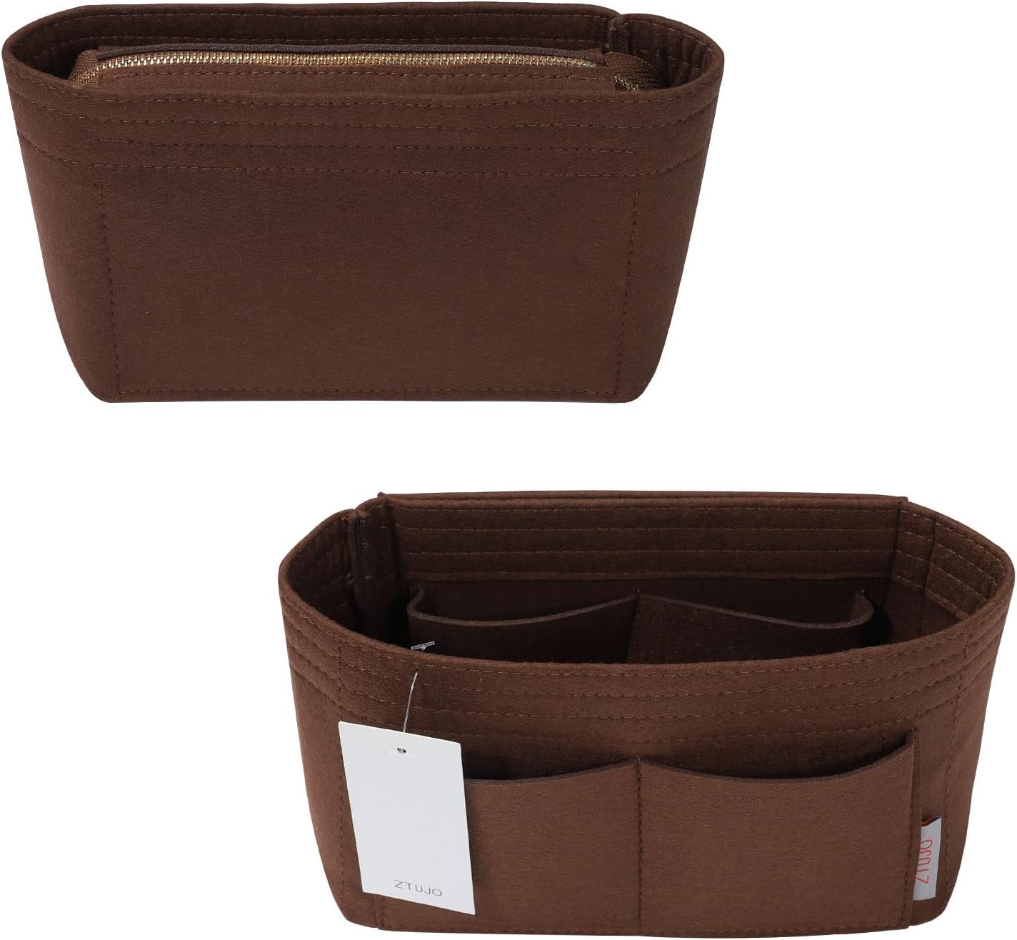 ZTUJO Purse Organizer, Bag Organizer, Insert Purse Organizer With 2 Packs In One Set For LV NeoNoe Noé Series perfectly ZTUJO Purse Organizer, Bag Organizer, Insert Purse Organizer With 2 Packs In One Set For LV NeoNoe Noé Series perfectly