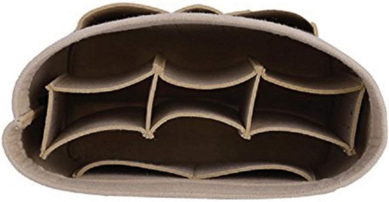 ZTUJO Purse Organizer Insert, Felt Bag Organizer For Handbag Purse Organizer,13 Colors, 6 Size (Small, Beige)