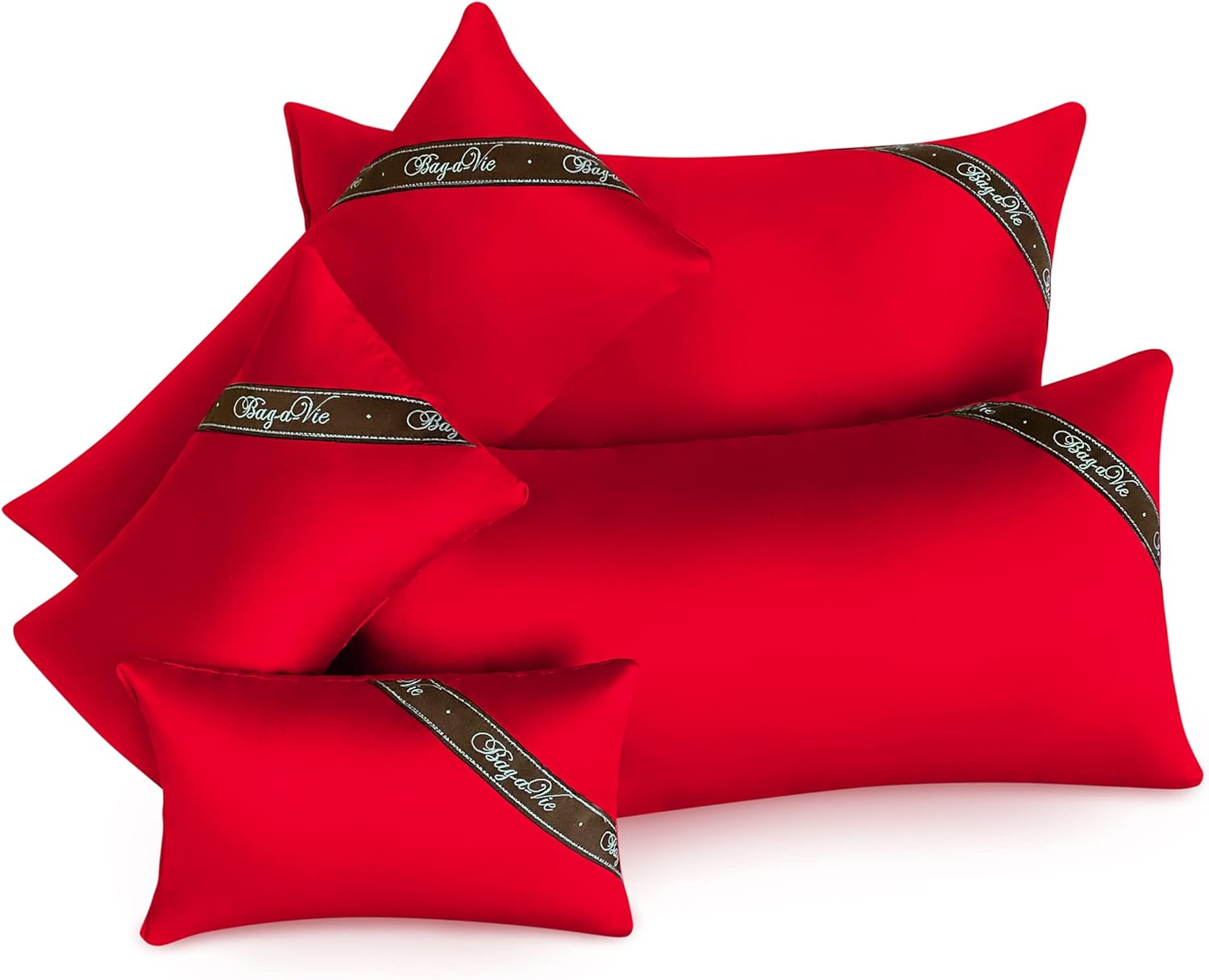 Bag-a-Vie Purse Pillow Shaper Insert - Luxury Purse and Handbag Shapers [5-Pack] Champagne