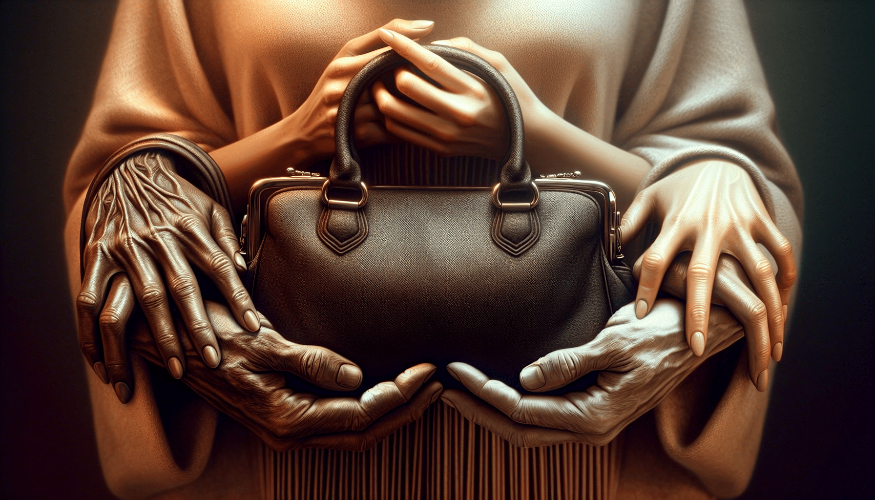 is a black or brown purse better