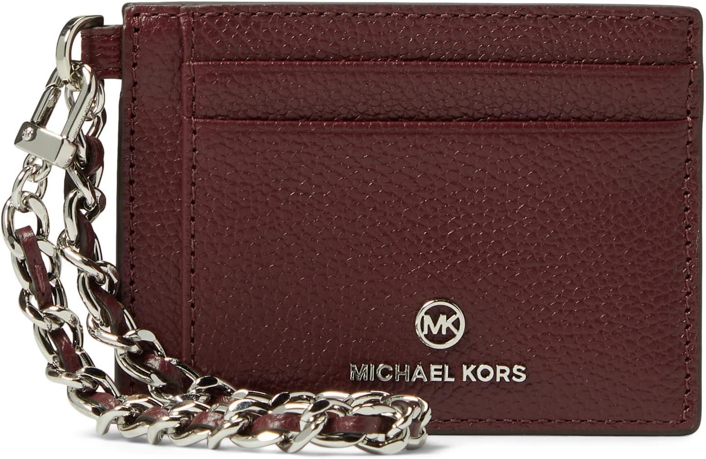 Michael Kors Jet Set Charm Small Id Chain Card Holder Black 1 One Size