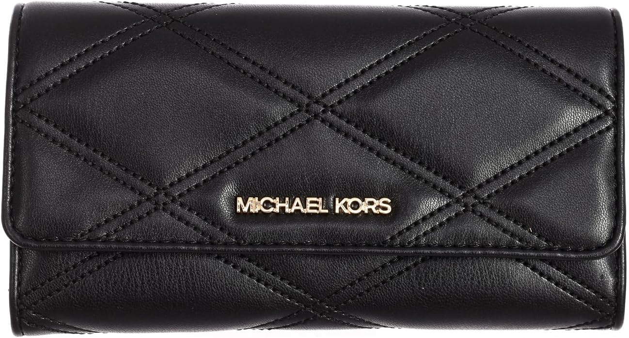 Michael Kors Jet Set Travel Large Trifold Wallet Vegan Leather Michael Kors Jet Set Travel Large Trifold Wallet Vegan Leather