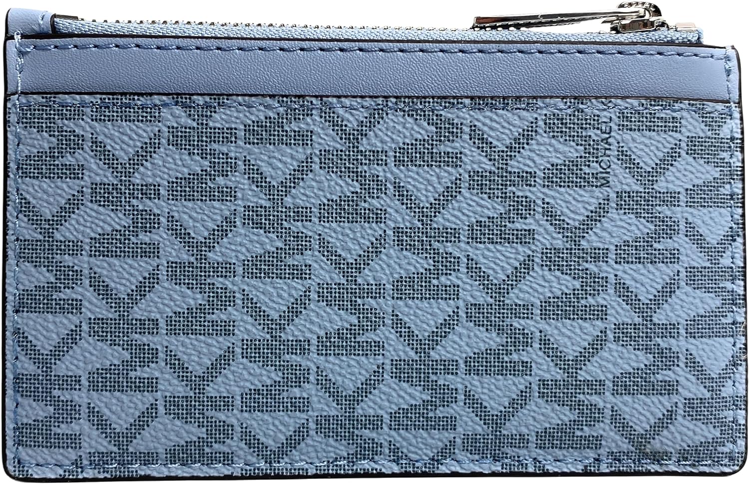 Michael Kors Jet Set Travel Medium Travel Card Case in Pale Blue Michael Kors Jet Set Travel Medium Travel Card Case in Pale Blue