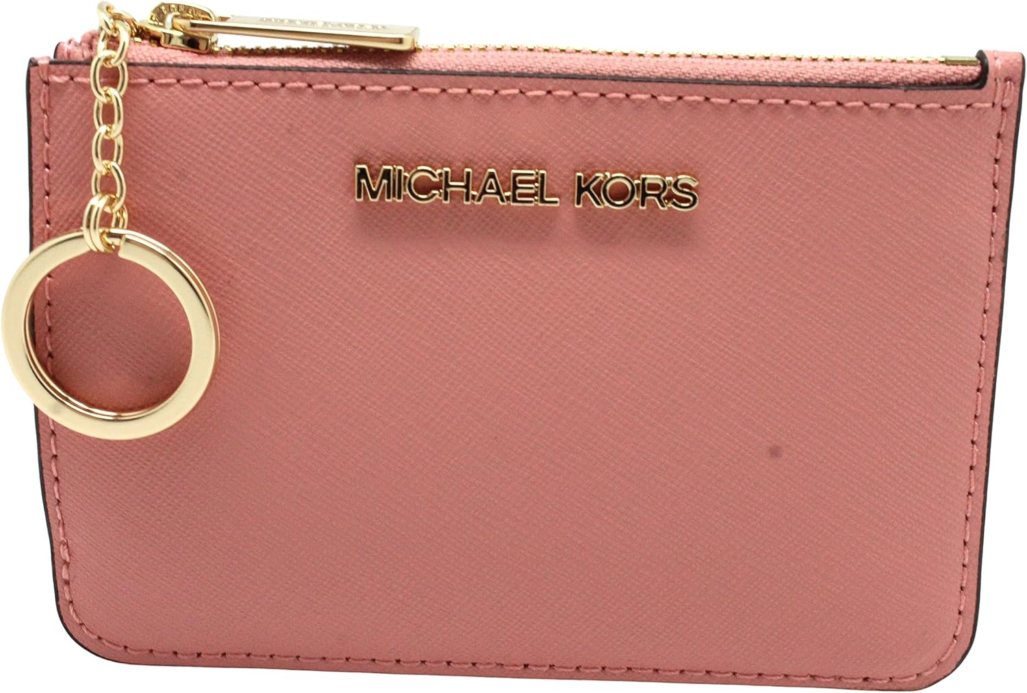 MICHAEL KORS JET SET TRAVEL SMALL TOP ZIP COIN POUCH WITH ID HOLDER LEATHER WALLET PRIMROSE MICHAEL KORS JET SET TRAVEL SMALL TOP ZIP COIN POUCH WITH ID HOLDER LEATHER WALLET PRIMROSE
