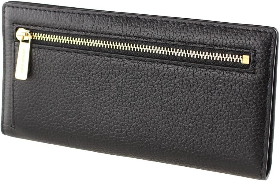 Michael Kors Large Snap Leather Wallet, Black Michael Kors Large Snap Leather Wallet, Black